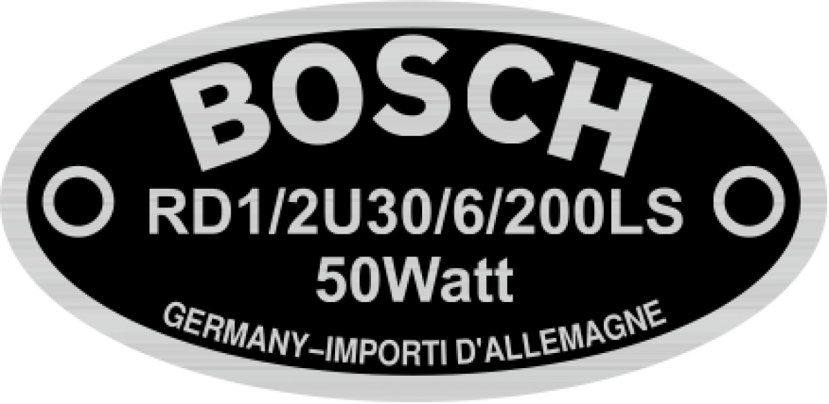 Bosch 37x18 - štítok